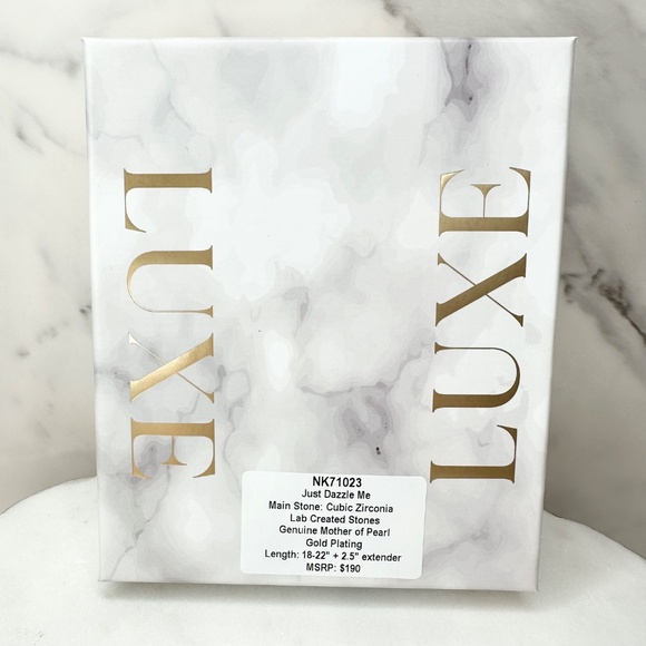 Bomb Party 2025 Luxe Layers Just Dazzle Me Necklace NK71023 NWT - Picture 3 of 4